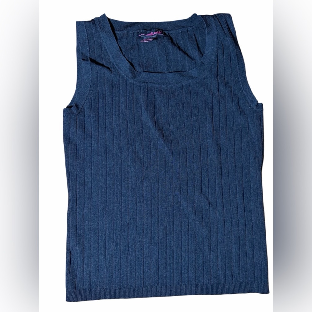 Willi Smith Black Ribbed Tank